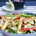 10-Minute Chicken Vegetable Fajita