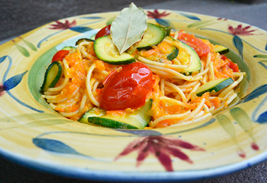 Tri-Color Spaghetti Marinara