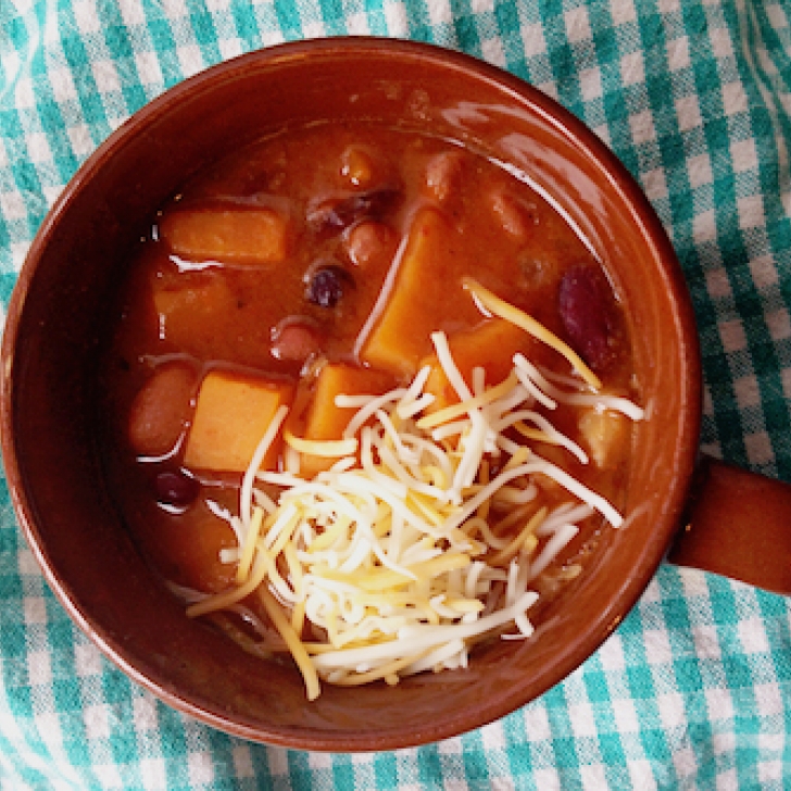 Chunky Sweet Potato Chili