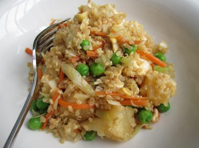 Quick and Healthy Pineapple “Fried Rice”