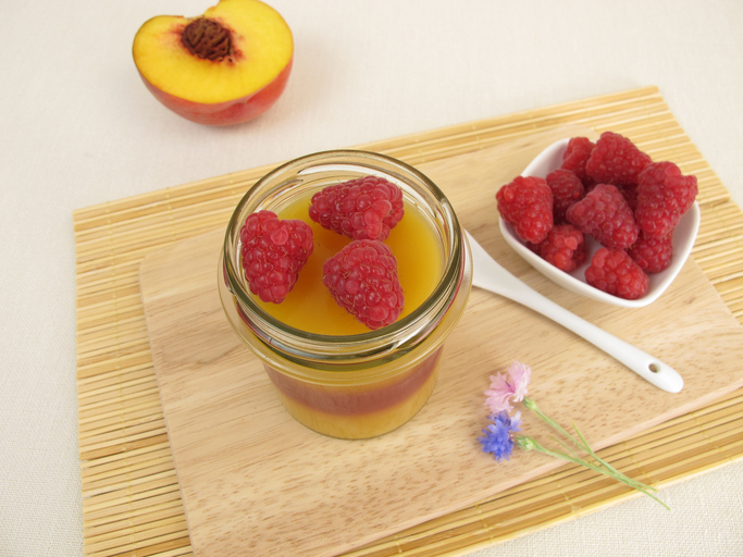 Peach Melba Smoothie