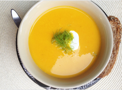 Creamy Carrot Ginger Soup